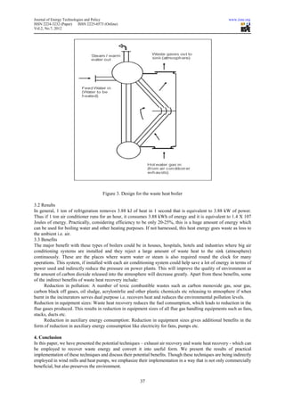 Realization of exhaust air recovery and waste heat recovery systems for ...