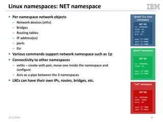 Realizing Linux Containers (LXC) | PPTX