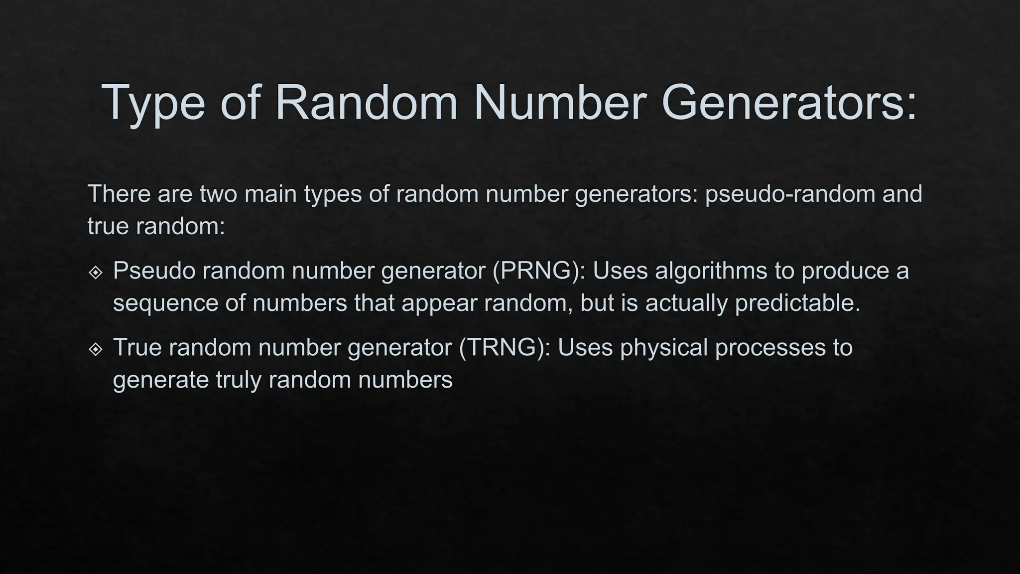 Real life application of Random Number Generator algorithm.pptx
