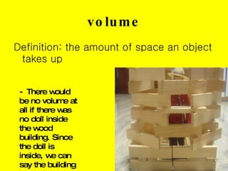 Volume Real World Example Real life chemistry | PPT