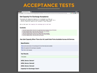 ACCEPTANCE TESTS
 