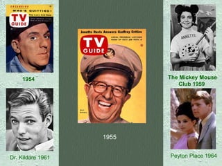 1954   1955   The Mickey Mouse Club 1959   Dr. Kildare 1961   Peyton Place 1964   