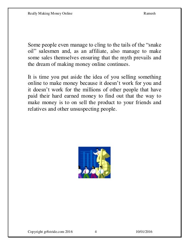 Really Making Money Online - 4 really making money online
