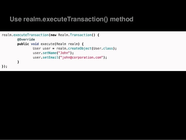 Realm Java