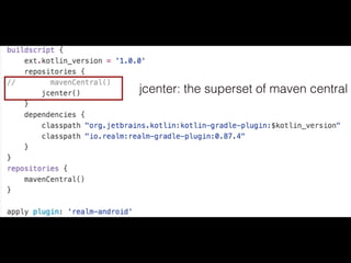 jcenter: the superset of maven central
 