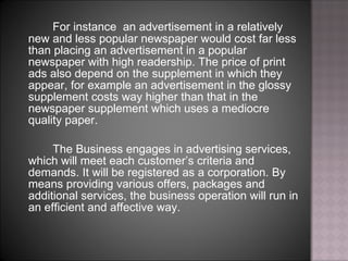 Real maker advertising presentation 2003