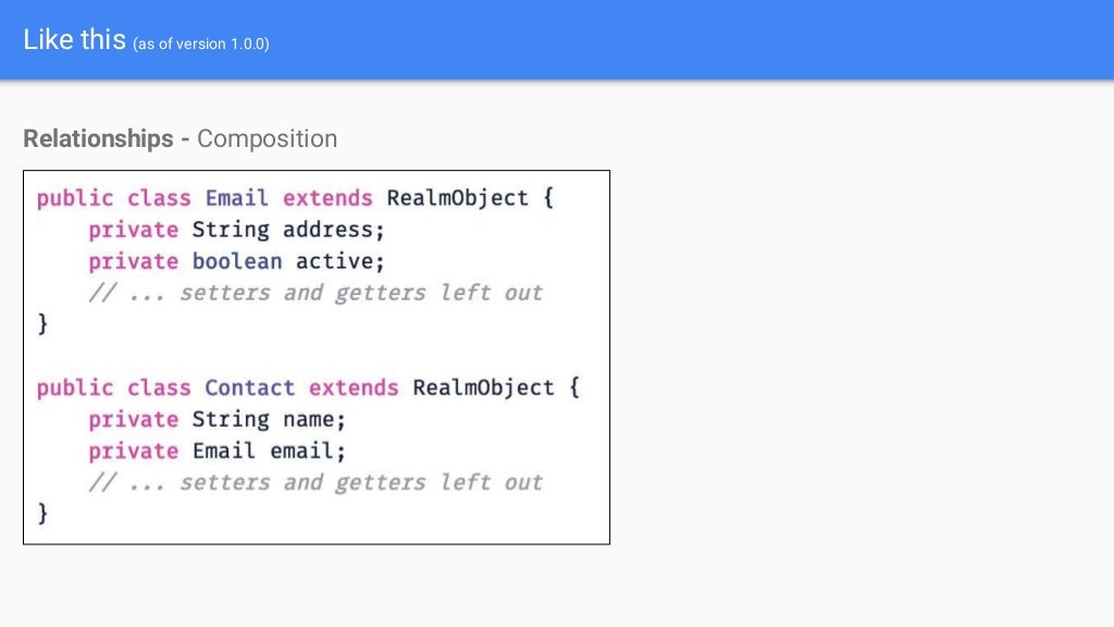 Realm Java for Android
