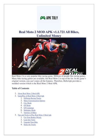 Real Moto 2 MOD APK v1.1.721 All Bikes, Unlimited Money