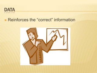 dataReinforces the “correct” information
