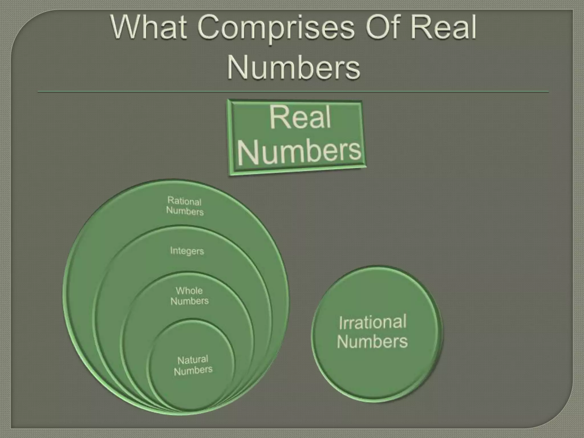 Real numbers | PPTX