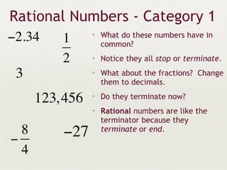 Real numbers