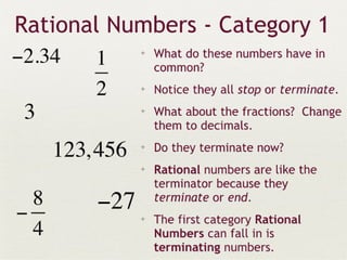 Real numbers