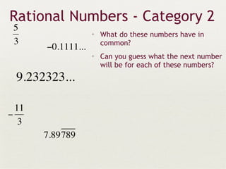 Real numbers