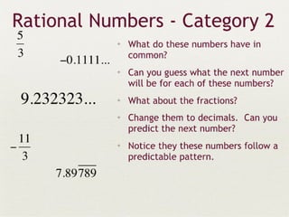 Real numbers