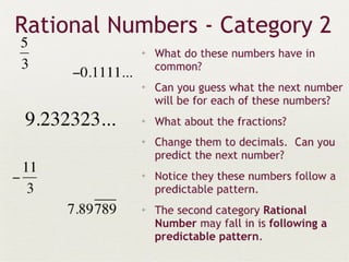 Real numbers