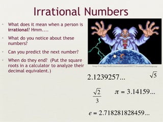 Real numbers