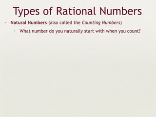 Real numbers