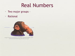 Real numbers