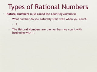 Real numbers