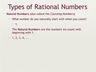 Real numbers