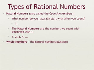 Real numbers