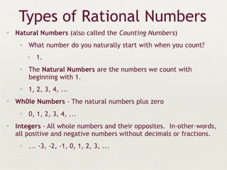 Real numbers