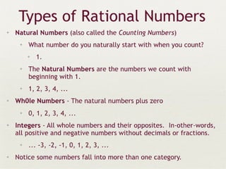 Real numbers