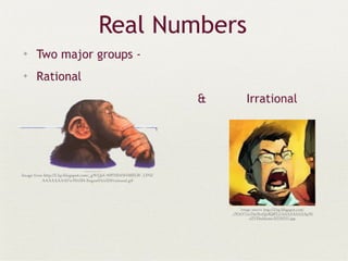 Real numbers