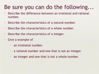 Real numbers