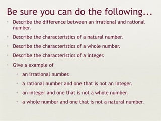 Real numbers