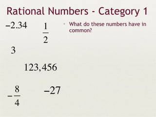 Real numbers