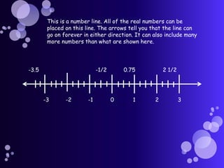 Linear Number System Real numbers system | PPTX