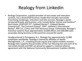 Previously, Young gained significant real estate field operations experience when he served as a vice president for then Cendant Mortgage (now PHH Mortgage) where he worked closely with brokers in the ERA, Coldwell Banker® and CENTURY 21® systems to implement private-labeled mortgage programshttp://www.era.com/© ERA Franchise Systems LLC. All Right Reserved. ERA® and Always There For You® are registered trademarks licensed to ERA Franchise Systems LLC. An Equal Opportunity Company. Equal Housing Opportunity. Each Office is Independently Owned and Operated. Public Relations ContactPublic Relations DepartmentERA Franchise Systems LLCpublic.relations@ERA.comWorldwide HeadquartersERA Franchise Systems LLC1 Campus DriveParsippany, NJ 07054