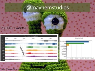 @mayhemstudios73,000+ Tweets?Insomnia?http://www.flickr.com/photos/noisypitta/2396125537/sizes/l/