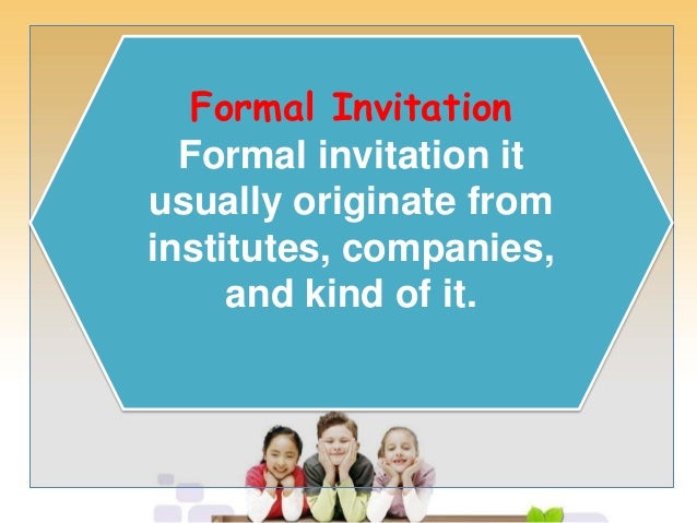 Contoh Invitation Card Yang Formal Images - Invitation 