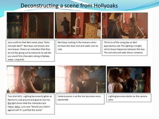 Deconstructing a scene from Hollyoaks
 