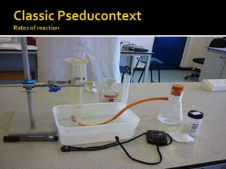 Classic PseducontextRates of reaction