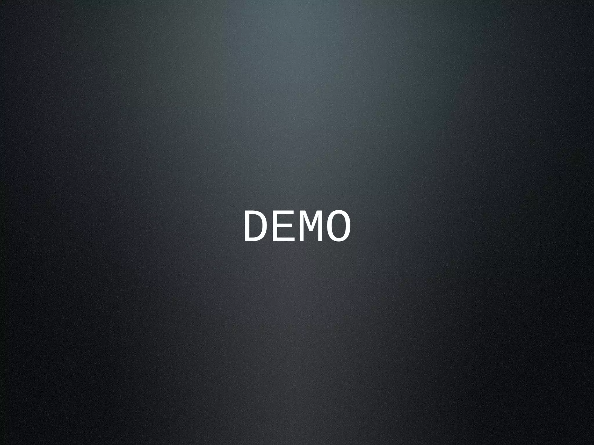 DEMO
 