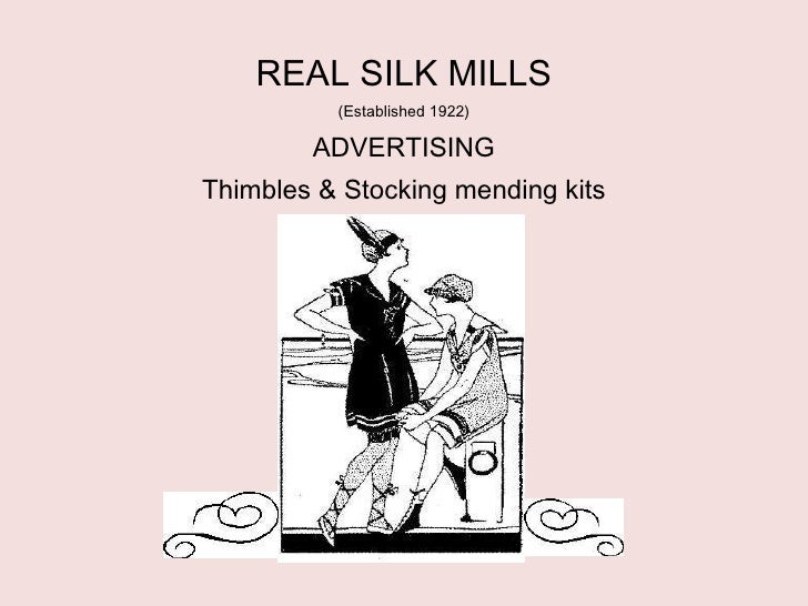 1930s Real Silk Hosiery Mills Advertising Aluminum Thimble Indianapolis Indiana