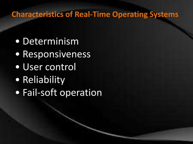 Real time Scheduling in Operating System for Msc CS | PPT