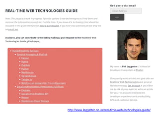 http://www.leggetter.co.uk/real-time-web-technologies-guide/
 