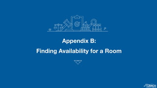 Appendix B:
Finding Availability for a Room
 