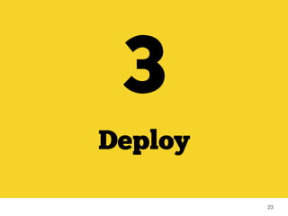 23 
3 
Deploy 
 
