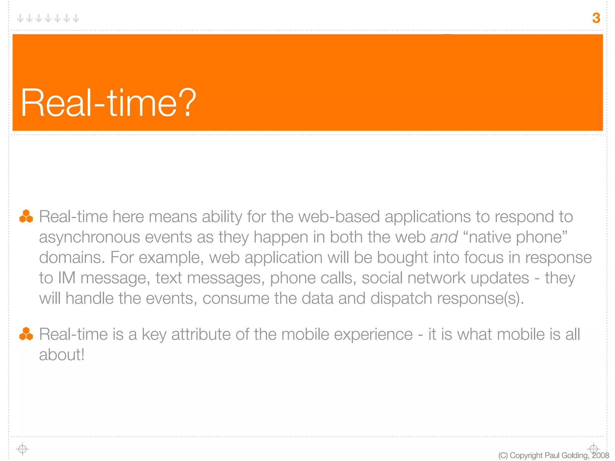 Real Time Mobile Web V0.2