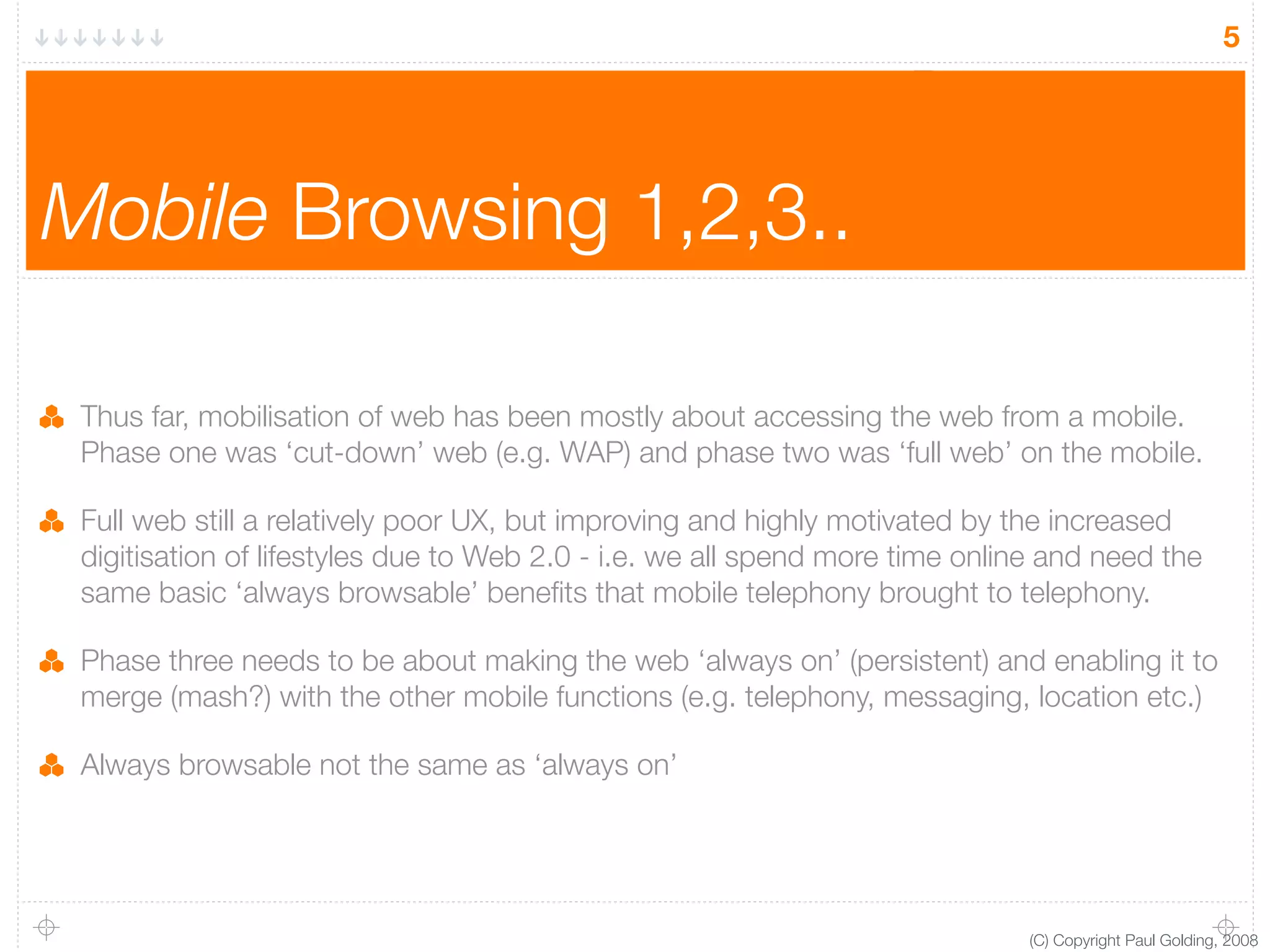 Real Time Mobile Web V0.2
