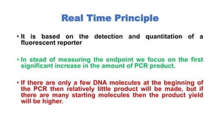 Introduction Real Time Pcr Real Time PCR | PPTX