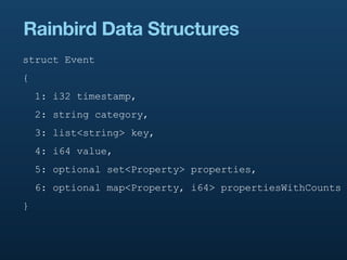Rainbird: Realtime Analytics at Twitter (Strata 2011) Slide 27
