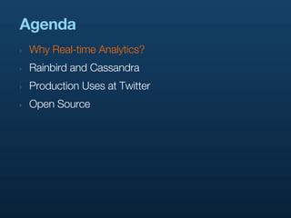 Rainbird: Realtime Analytics at Twitter (Strata 2011) Slide 5