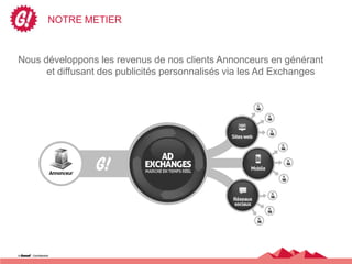 NOTRE METIER



Nous développons les revenus de nos clients Annonceurs en générant
      et diffusant des publicités personnalisés via les Ad Exchanges
 