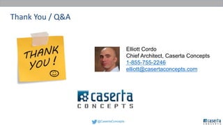 @CasertaConcepts
Thank You / Q&A
Elliott Cordo
Chief Architect, Caserta Concepts
1-855-755-2246
elliott@casertaconcepts.com
 